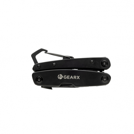 Multitool Gear X de buzunar din otel inoxidabil – 10 functii, carabiniera, design compact [4]