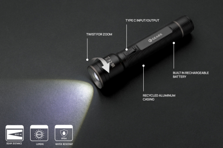 Lanterna Gear X Large RCS aluminiu reciclat – 800 lumeni, USB-C, IPX4, powerbank [9]