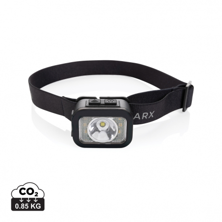 Lanterne - Lanterna frontala Gear X din ABS reciclat RCS – 250 lumeni, IPX4, reincarcabila
