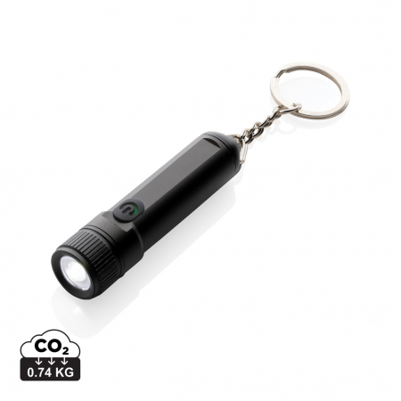 Lanterne - Lanterna breloc Gear X din aluminiu reciclat RCS – 120 lumeni, reincarcabila USB-C, IPX4