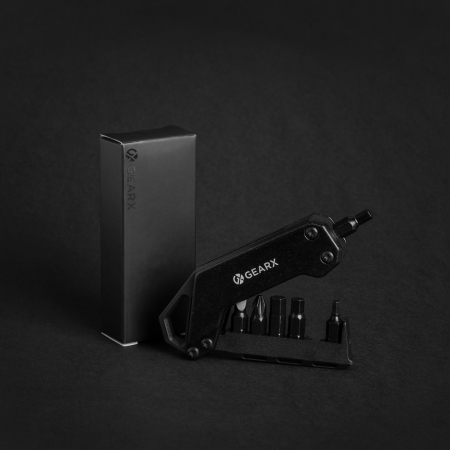 Surubelnita multifunctionala Gear X – 6 biti inclusi, design de buzunar, rezistenta [12]
