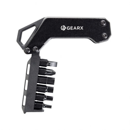 Surubelnita multifunctionala Gear X – 6 biti inclusi, design de buzunar, rezistenta [4]