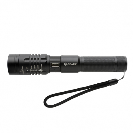 Lanterna Gear X USB reincarcabila – 1000 lumeni, raza 500 m, autonomie 4h, IPX4 [3]