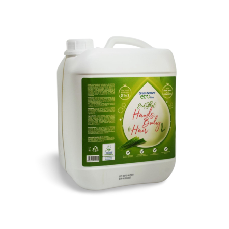 Unitate Protejata - PRODUCTIE - Gel de curățare mixt 3 in 1 Ekomax Green Nature Eco Line 5L