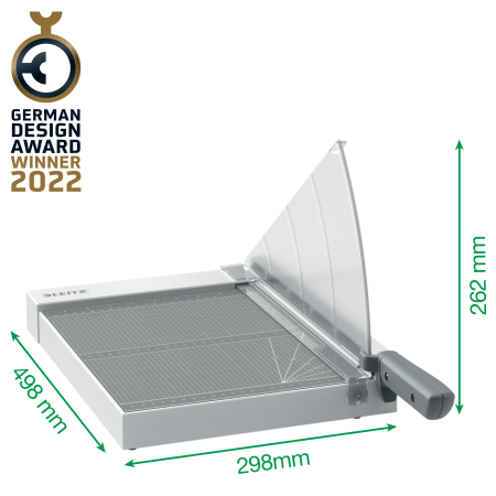 Ghilotina Leitz Home Precision, A4, 8 coli, gri [1]