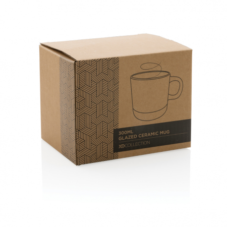 Cana ceramica glazurata cu baza naturala, 360ml [6]