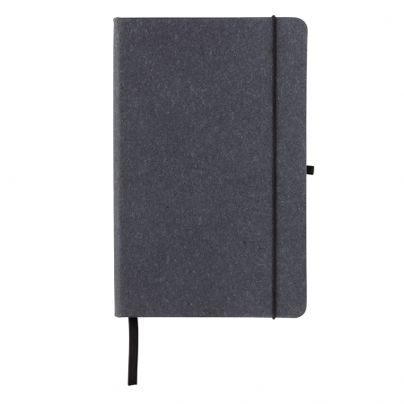 Agenda A5 piele reciclata GRS cu elastic si suport pix – personalizabila [4]