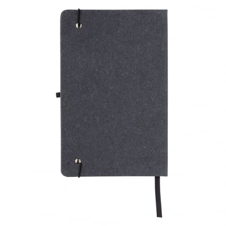 Agenda A5 piele reciclata GRS cu elastic si suport pix – personalizabila [5]
