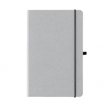 Agenda A5 piele reciclata GRS cu elastic si suport pix – personalizabila [4]