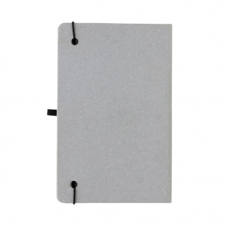 Agenda A5 piele reciclata GRS cu elastic si suport pix – personalizabila [5]