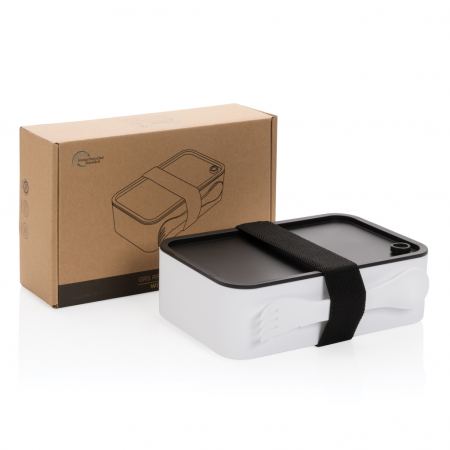 Caserola de pranz din 93% PP reciclat, cu tacamuri [3]