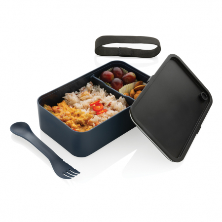 Caserola de pranz din 93% PP reciclat, cu tacamuri [2]