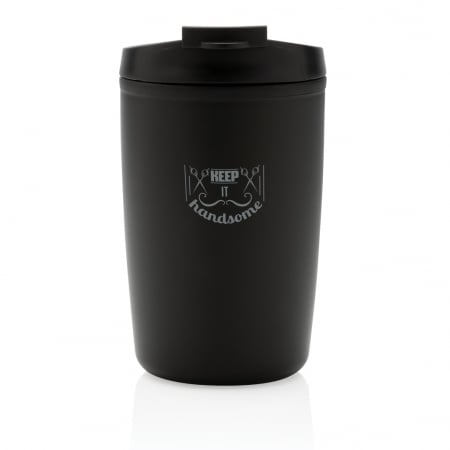 Pahar PP reciclat GRS 300 ml cu capac flip [4]