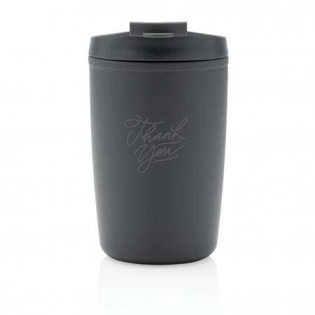 Pahar PP reciclat GRS 300 ml cu capac flip [7]