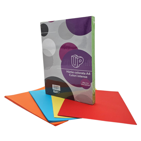 Hartie colorata A4 80g/mp, 250 file, culori intense [2]
