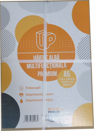 Hartie copiator A5 80gr Brand Product UP 500coli/top [1]