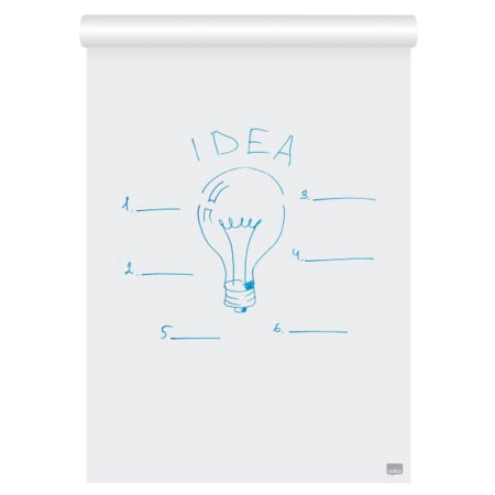 Hartie pentru flipchart NOBO Premium, 60x85 cm, 50 coli, 90 gsm, utilizare fata-verso [9]