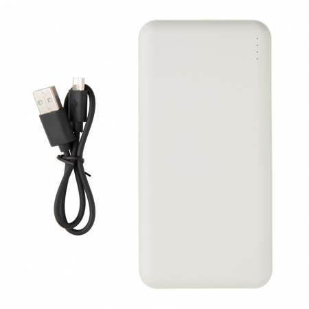 Powerbank 10000 mAh High Density, compact din ABS, dual USB [4]