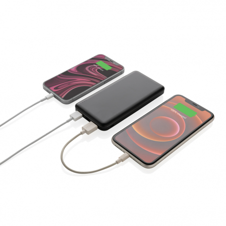 Powerbank 10000 mAh High Density, compact din ABS, dual USB [2]