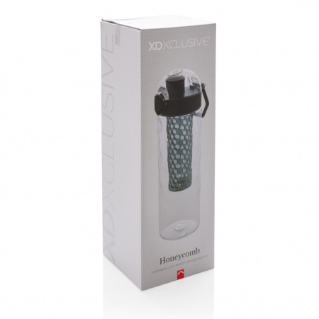 Sticla infuzor Honeycomb Tritan 700 ml blocabila antiscurgere [11]