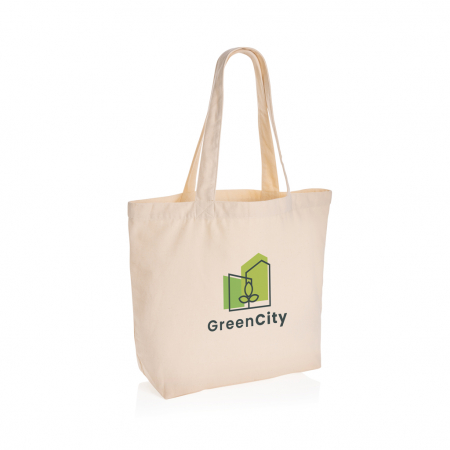 Geanta shopper Impact AWARE™ panza reciclata naturala 28L [4]