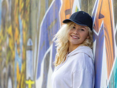 Sapca Impact AWARE™ din bumbac reciclat periat 280 g/m², 6 paneluri contrast [11]