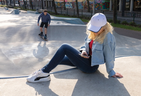 Sapca Impact AWARE™ din bumbac reciclat periat 280 g/m², 6 paneluri contrast [11]