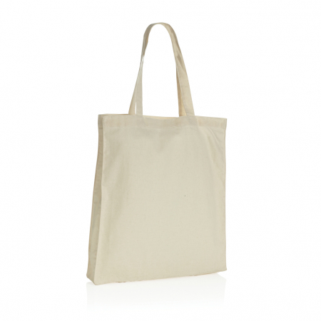 Geanta Tote Impact AWARE™ bumbac reciclat 145g, fund lat, 12L [3]