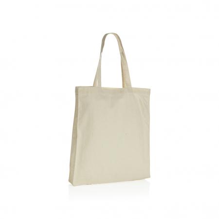 Geanta Tote Impact AWARE™ bumbac reciclat 145g, fund lat, 12L [1]