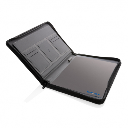 Mapa multifunctionala A4 Impact AWARE™ rPET cu fermoar – personalizabila, eco-friendly [3]