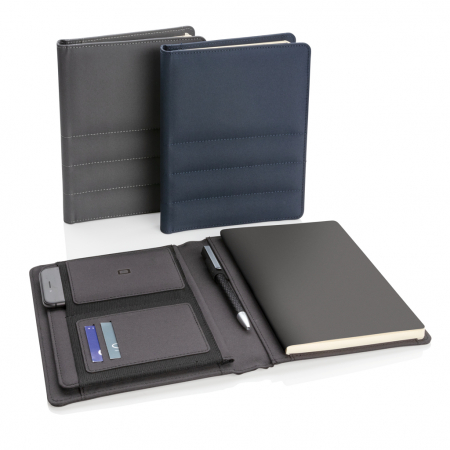 Agenda multifunctionala A5 Impact AWARE™ rPET cu buzunare – personalizabila, eco-friendly [9]