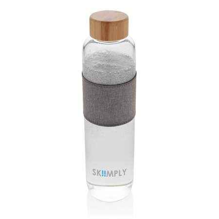 Sticla Impact sticla borosilicata 750 ml cu capac bambus [3]