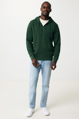 Hanorac unisex IQONIQ Abisko, bumbac organic si reciclat, cu fermoar, 340 GSM [4]