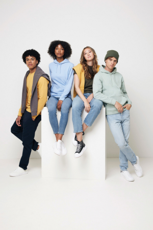 Tricou unisex IQONIQ Bryce, bumbac reciclat si organic, 180 GSM [6]