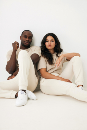 Pantaloni jogger unisex IQONIQ Cooper, bumbac reciclat si organic, 340 GSM [5]