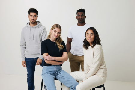 Bluza unisex IQONIQ Denali, bumbac organic si reciclat, fara vopsire, 340 GSM [16]