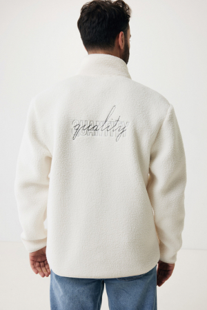 Geaca fleece unisex IQONIQ Diran, poliester reciclat, 320 GSM, croiala relaxata [6]