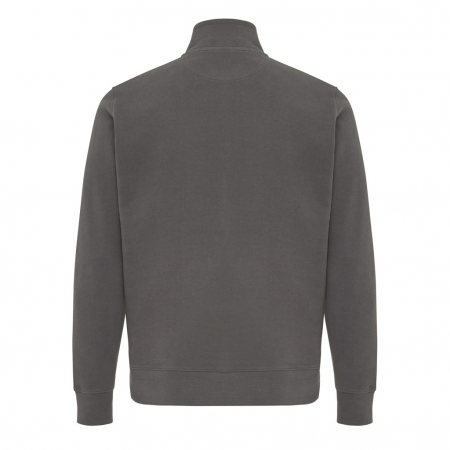 Bluza unisex IQONIQ Elgon, bumbac organic si reciclat, cu fermoar sfert, 300 GSM [2]