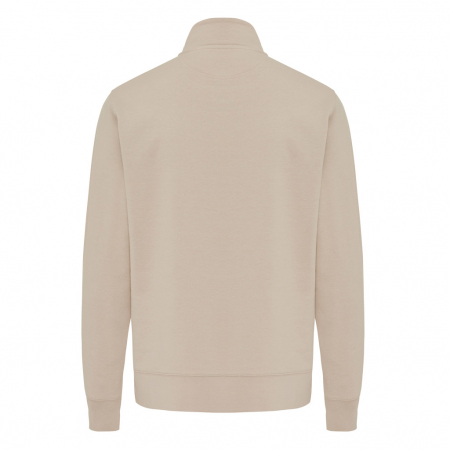 Bluza unisex IQONIQ Elgon, bumbac organic si reciclat, cu fermoar sfert, 300 GSM [2]