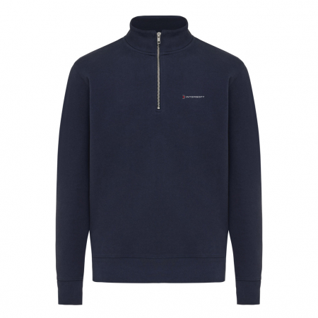 Bluza unisex IQONIQ Elgon, bumbac organic si reciclat, cu fermoar sfert, 300 GSM [3]