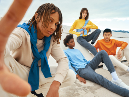 Bluza unisex IQONIQ Etosha, bumbac organic si reciclat, croiala moderna, 280 GSM [16]