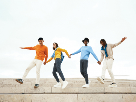 Bluza unisex IQONIQ Etosha, bumbac organic si reciclat, croiala moderna, 280 GSM [17]