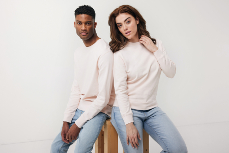 Bluza unisex IQONIQ Etosha, bumbac organic si reciclat, croiala moderna, 280 GSM [10]