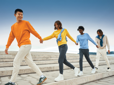 Bluza unisex IQONIQ Etosha, bumbac organic si reciclat, croiala moderna, 280 GSM [18]