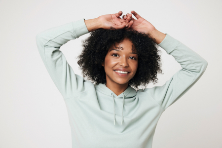 Hanorac unisex IQONIQ Jasper, bumbac organic si reciclat, croiala clasica, 340 GSM [14]