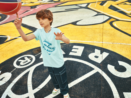 Tricou copii IQONIQ Koli, bumbac organic si reciclat, usor, 160 GSM [10]