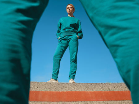 Bluza unisex IQONIQ Kruger, bumbac organic si reciclat, croiala lejera, 340 GSM [19]