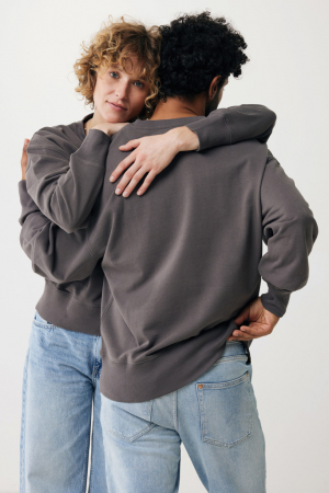 Bluza unisex IQONIQ Kruger, bumbac organic si reciclat, croiala lejera, 340 GSM [9]