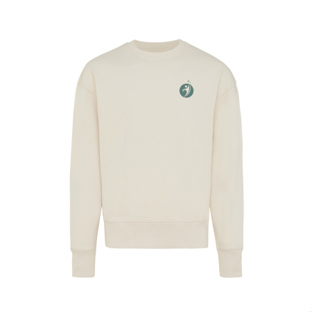 Bluza unisex IQONIQ Kruger, bumbac organic si reciclat, croiala lejera, 340 GSM [6]