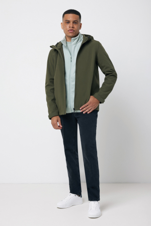 Geaca softshell barbati IQONIQ Makalu, poliester reciclat, impermeabila si respirabila, 300 GSM [7]